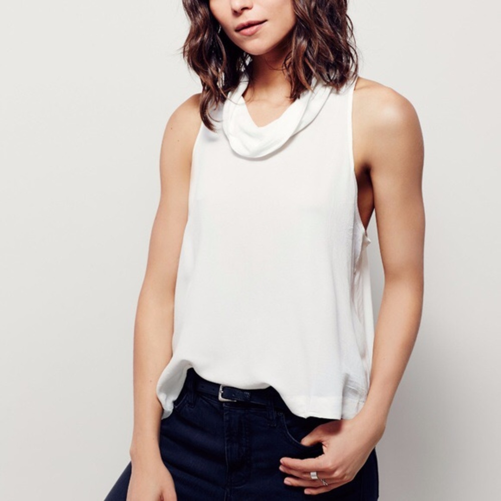 NWT Free people City Lights Turtleneck Tank